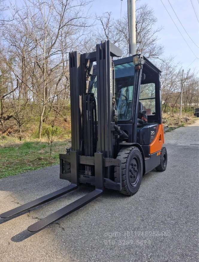 Kukje Forklift 두산 2톤 디젤지게차 3단마스타  운전석