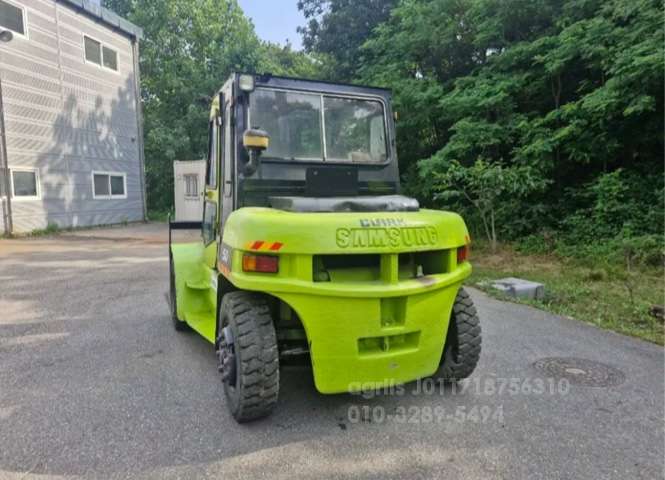 Kukje Forklift 삼성5톤디젤지게차 자동발 캐빈  앞좌측면