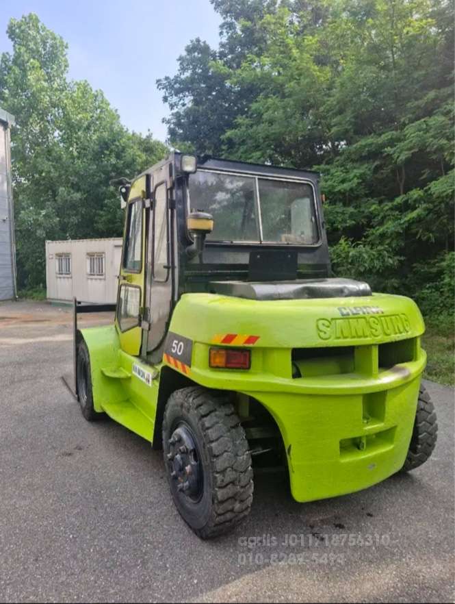 Kukje Forklift 삼성5톤디젤지게차 자동발 캐빈  측면