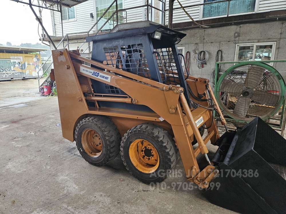  Skid steer loader 지코 스키로더 4500  앞좌측면