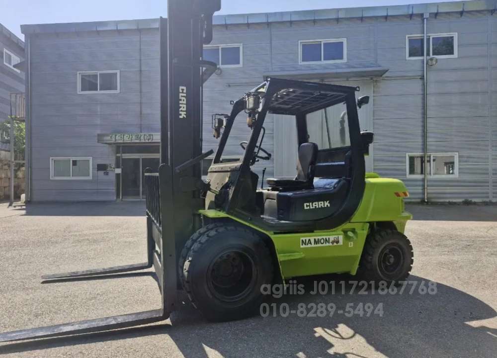 Samsung Forklift 삼성클락 4.5톤 자동발하이마스타 디젤  앞좌측면