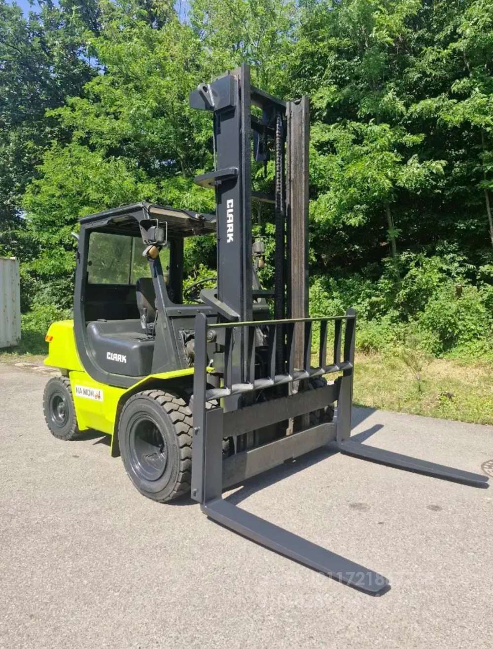 Samsung Forklift 삼성클락 4.5톤 자동발하이마스타 디젤  뒤우측면