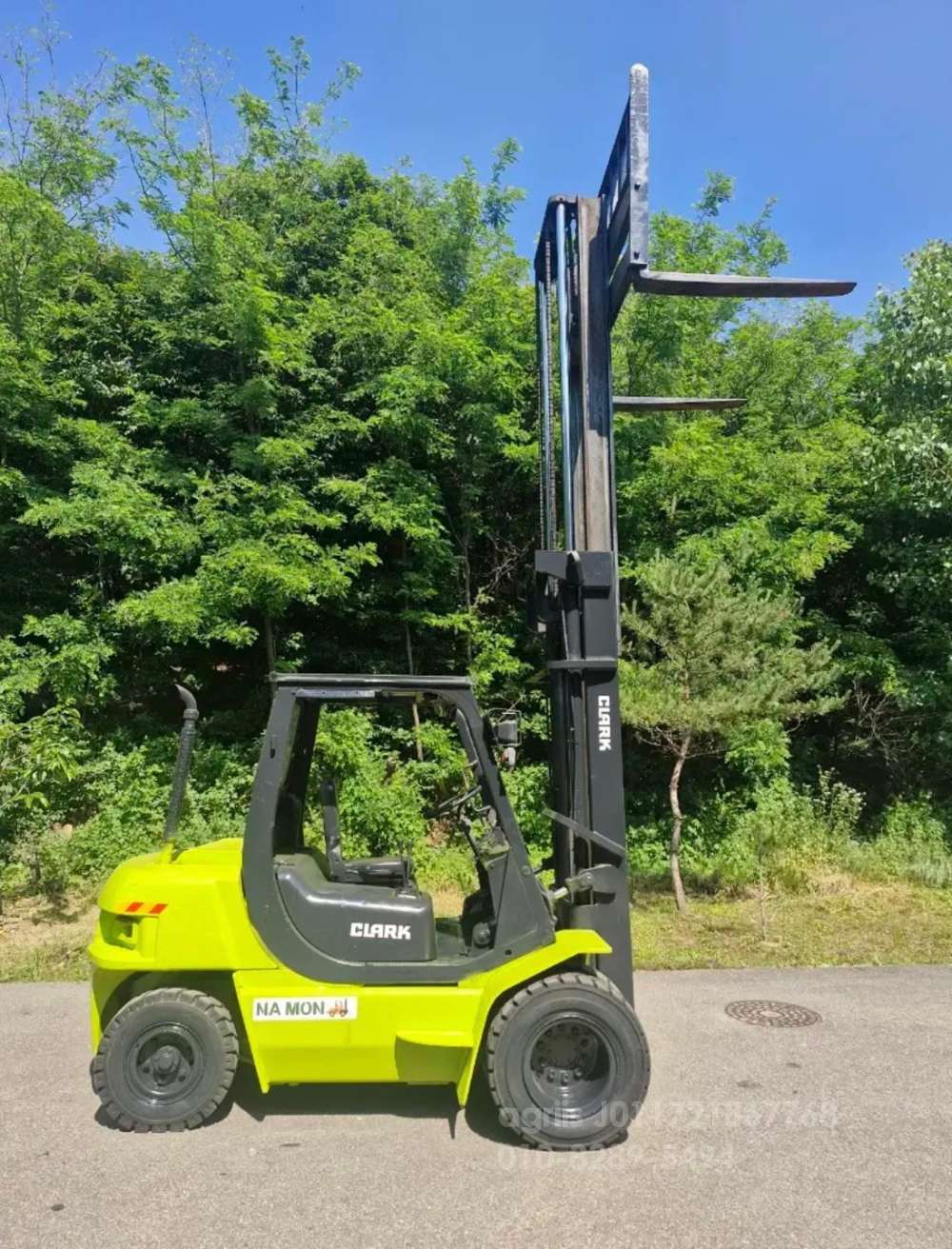 Samsung Forklift 삼성클락 4.5톤 자동발하이마스타 디젤  운전석