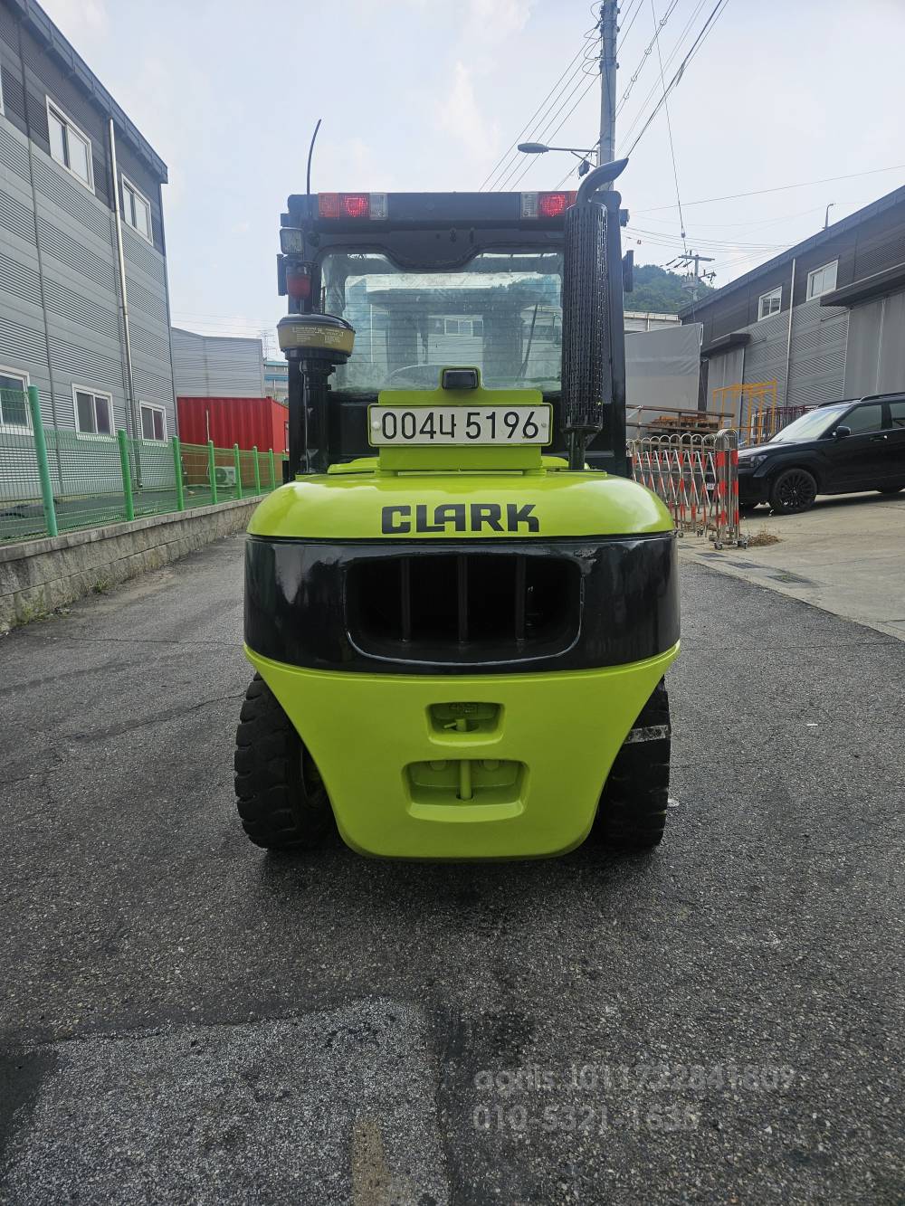  Forklift 삼성C45K듀얼3단중고지게차  엔진내부