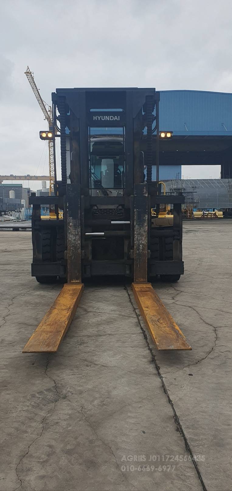 Hyundai Forklift 지게차  운전석