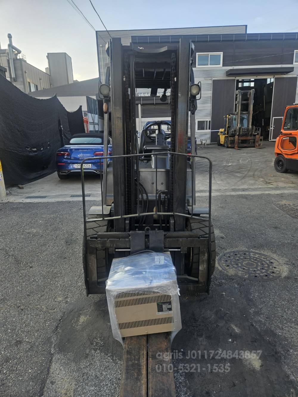 Clark Forklift 클라크EPX3톤사이드쉬프트전동지게차  측면