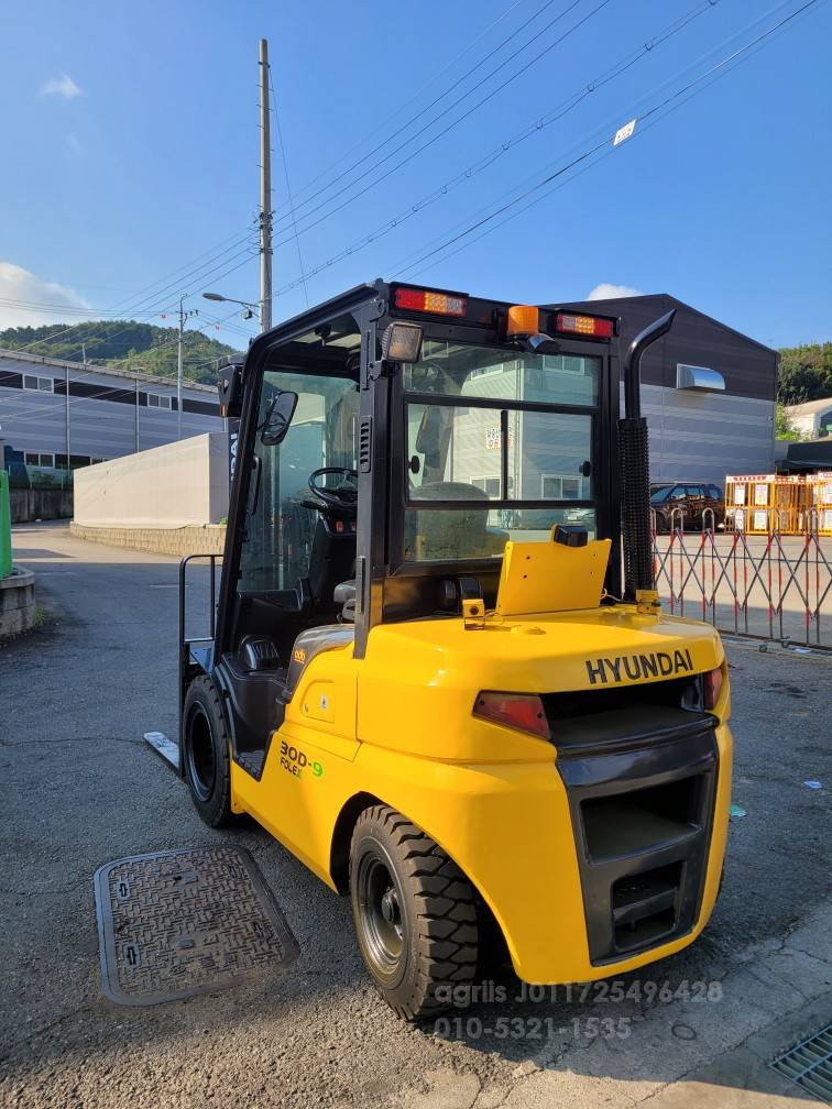 Hyundai Forklift 현대포렉스2.98톤3단자동발지게차  사진 8