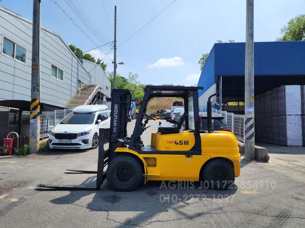 Hyundai Forklift HDF45-3   앞좌측면