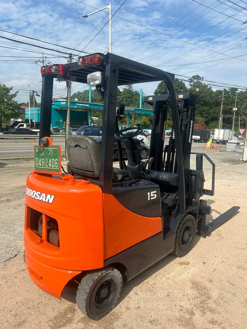 Doosan Forklift 두산 지게차 1.5톤 3단 힌지드 D15S-5  엔진내부