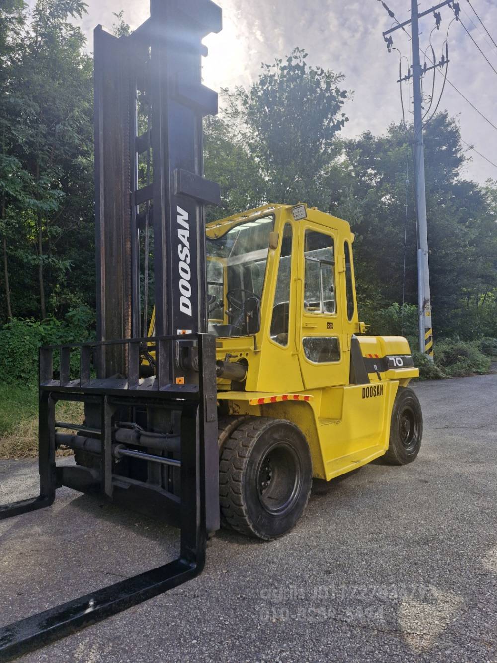 Doosan Forklift 두산7톤 하이마스타 자동발 디젤지게차  사진 6