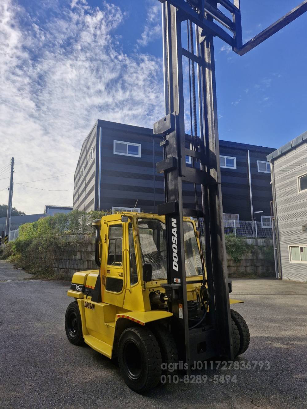 Doosan Forklift 두산7톤 하이마스타 자동발 디젤지게차  사진 7