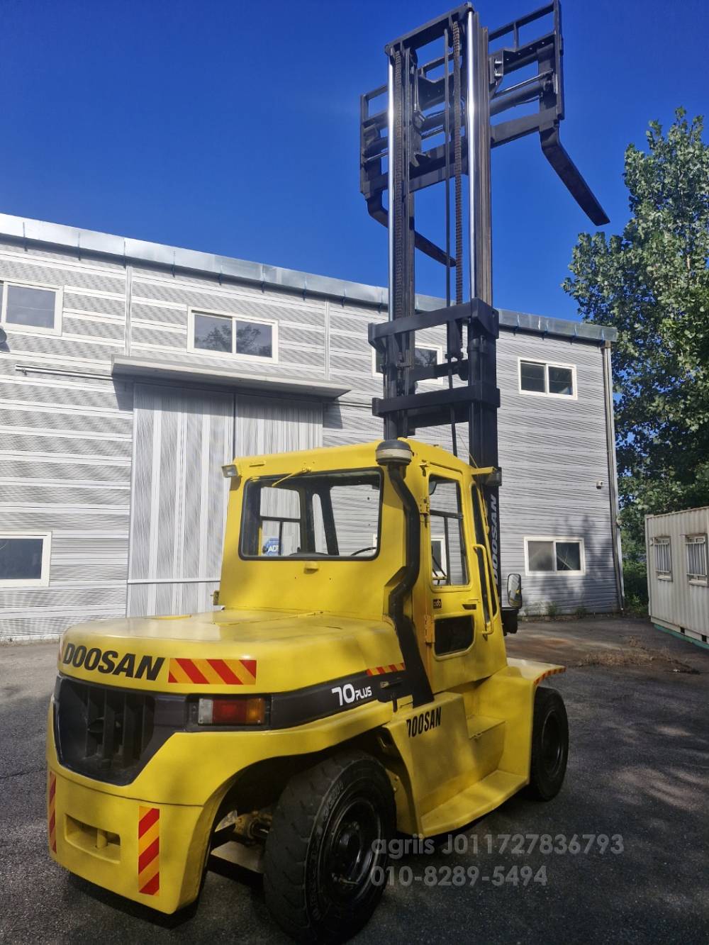 Doosan Forklift 두산7톤 하이마스타 자동발 디젤지게차  사진 9