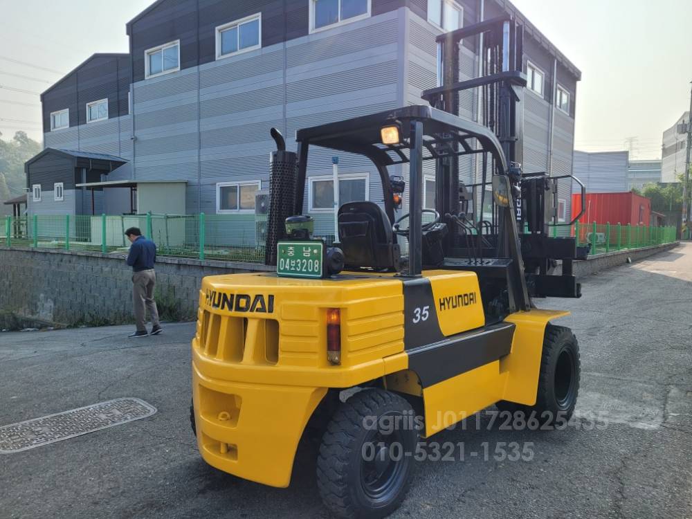 Hyundai Forklift 현대HR3.5톤하이힌지드중고지게차  사진 6