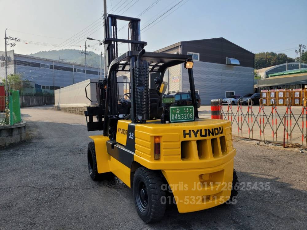 Hyundai Forklift 현대HR3.5톤하이힌지드중고지게차  사진 8