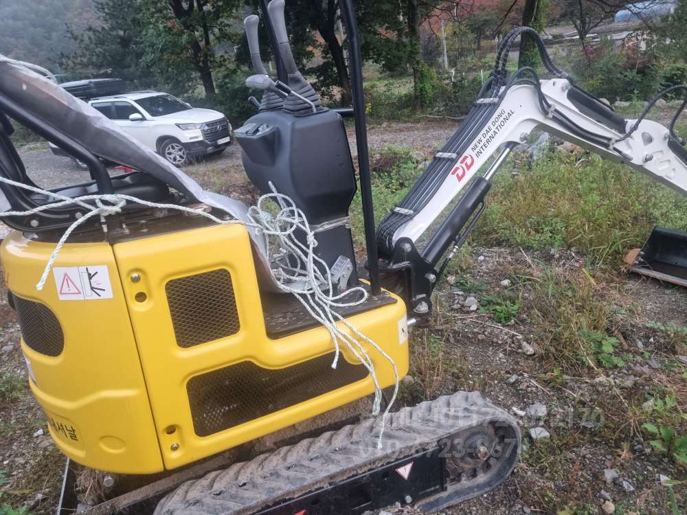  Excavator 굴삭기De001  앞좌측면