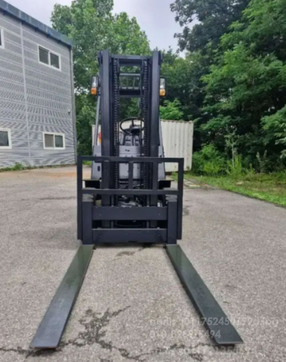 Samsung Forklift 클락 2.5톤 디젤  뒤우측면