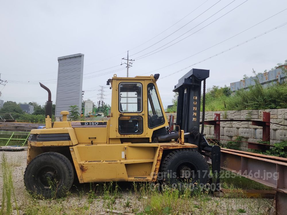 대우15톤 지게차 (15톤) 뒤우측면