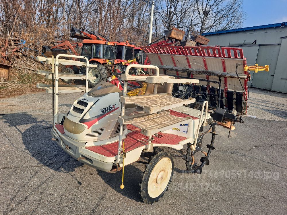 Yanmar Rice transplanter VP6X (6Rows) 뒤우측면