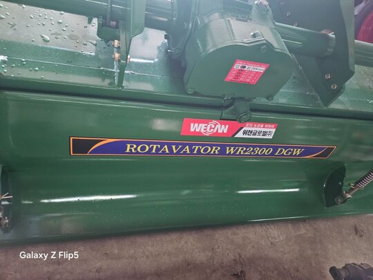 Wecan Rotavator WR2300 (경폭230cm) 앞좌측면