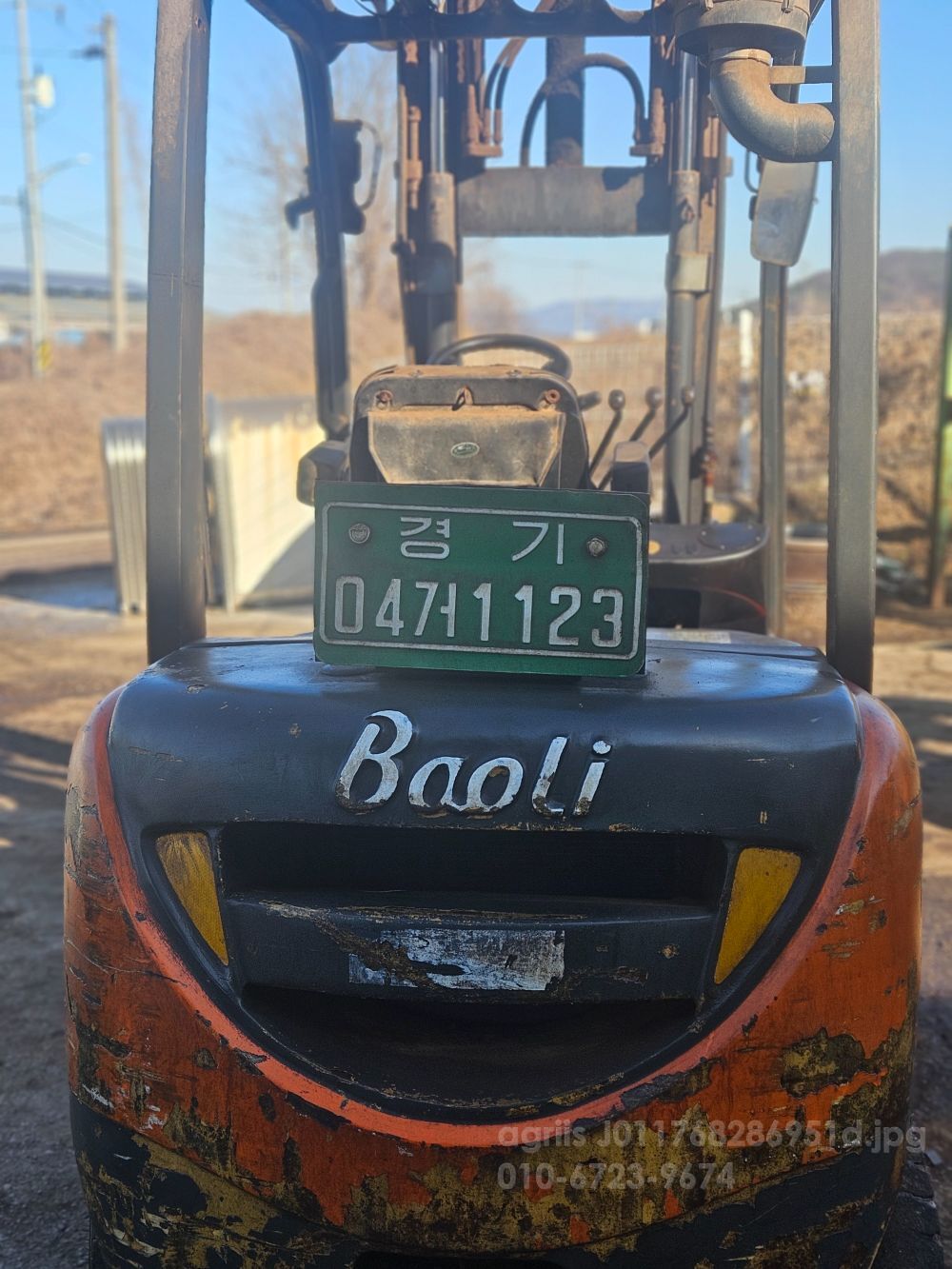  Forklift Baoll25 (2.5톤) 뒤우측면