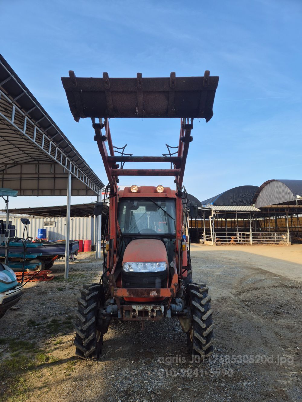 Daedong Tractor D500 (50hp) 뒤우측면