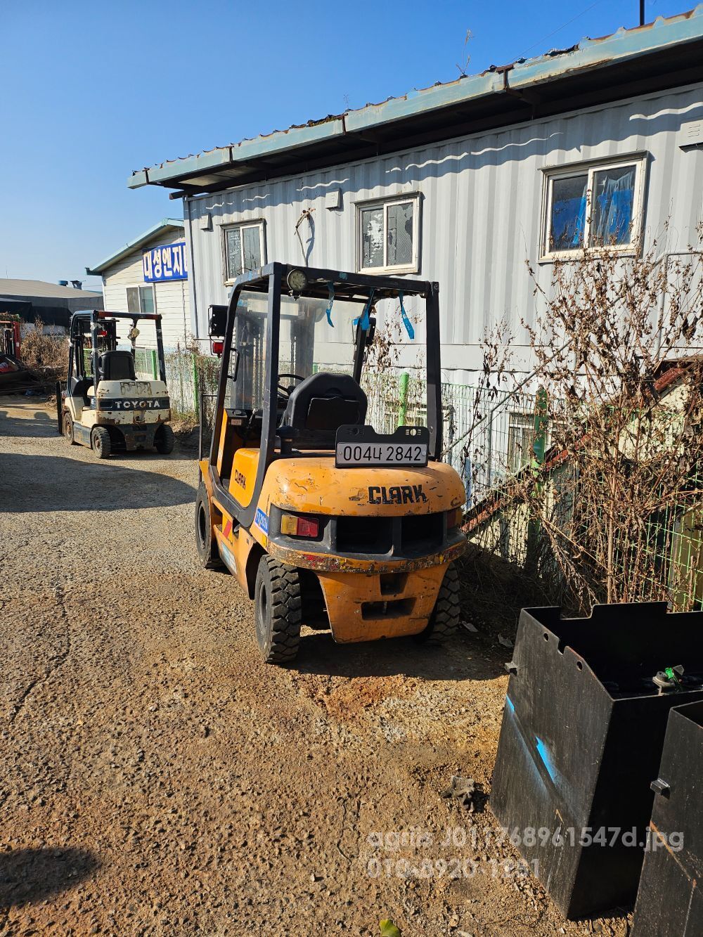 삼성 클락 지게차 FX203D (2.0톤) 뒤우측면