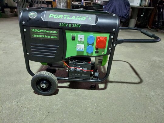   potland 발전기 potland 발전기 앞좌측면