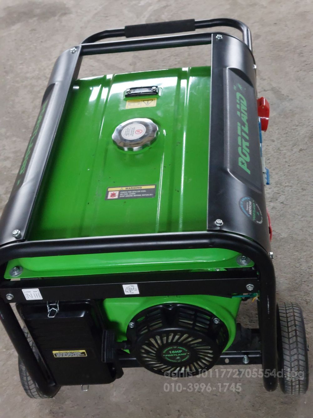   potland 발전기 potland 발전기 뒤우측면