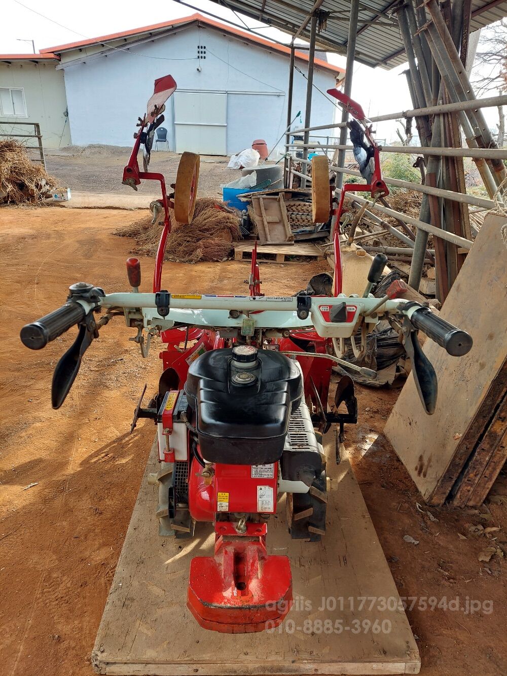 아세아 관리기 AMC880SM (6.5마력) 뒤우측면