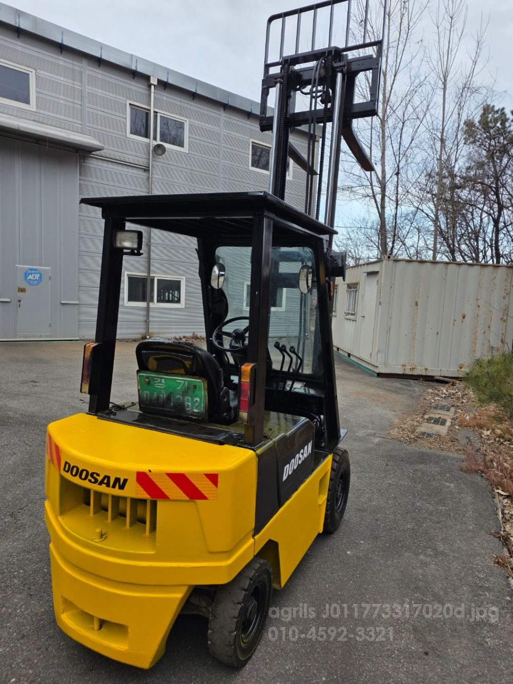 Doosan Forklift 1.8톤 디젤 (1.8톤) 뒤우측면