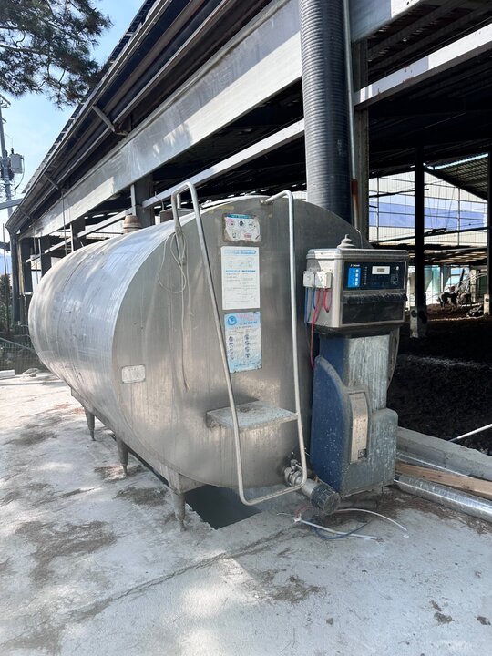  드라발 원유 냉각기 원유냉각기  앞좌측면