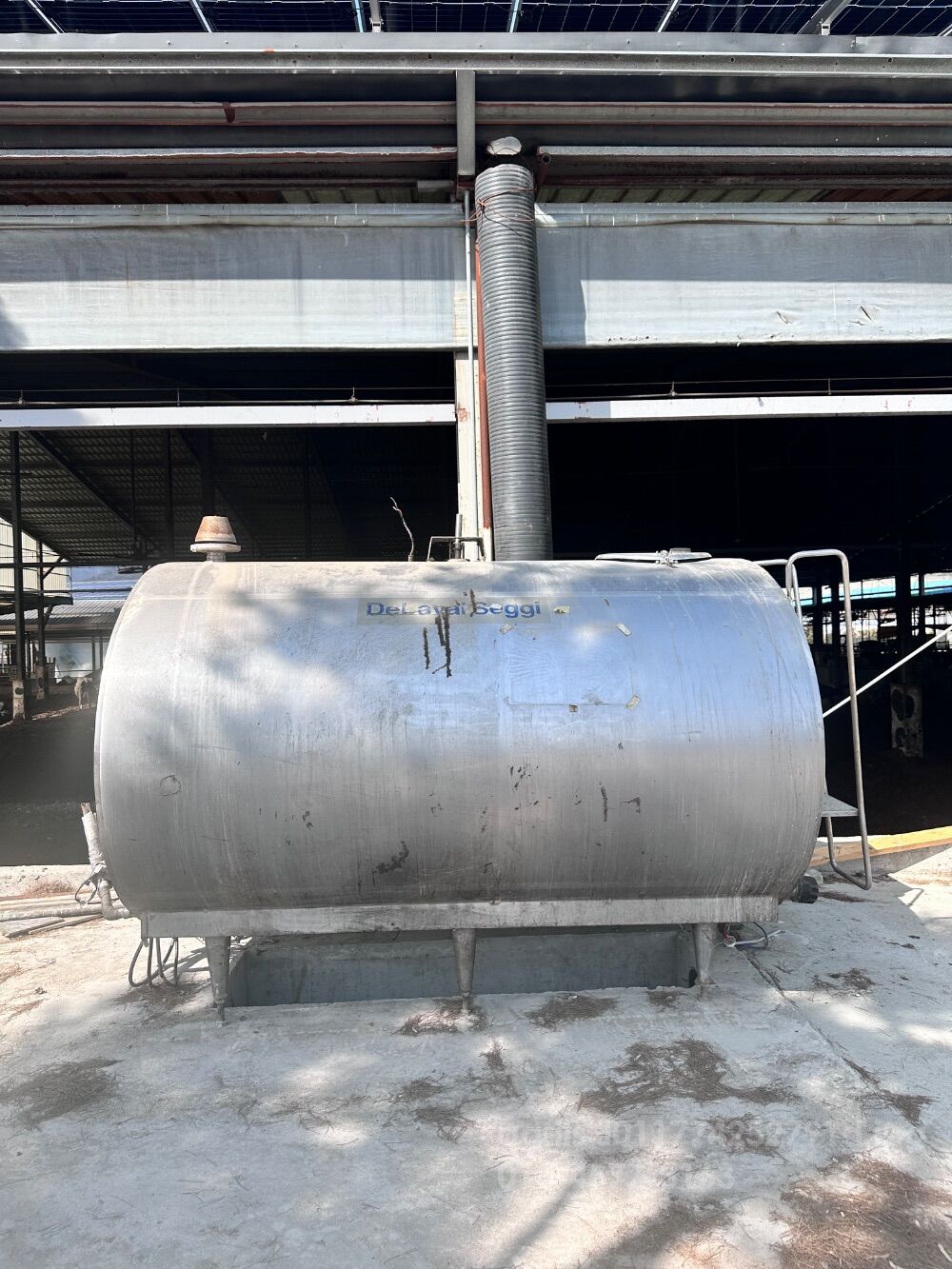  드라발 원유 냉각기 원유냉각기  뒤우측면