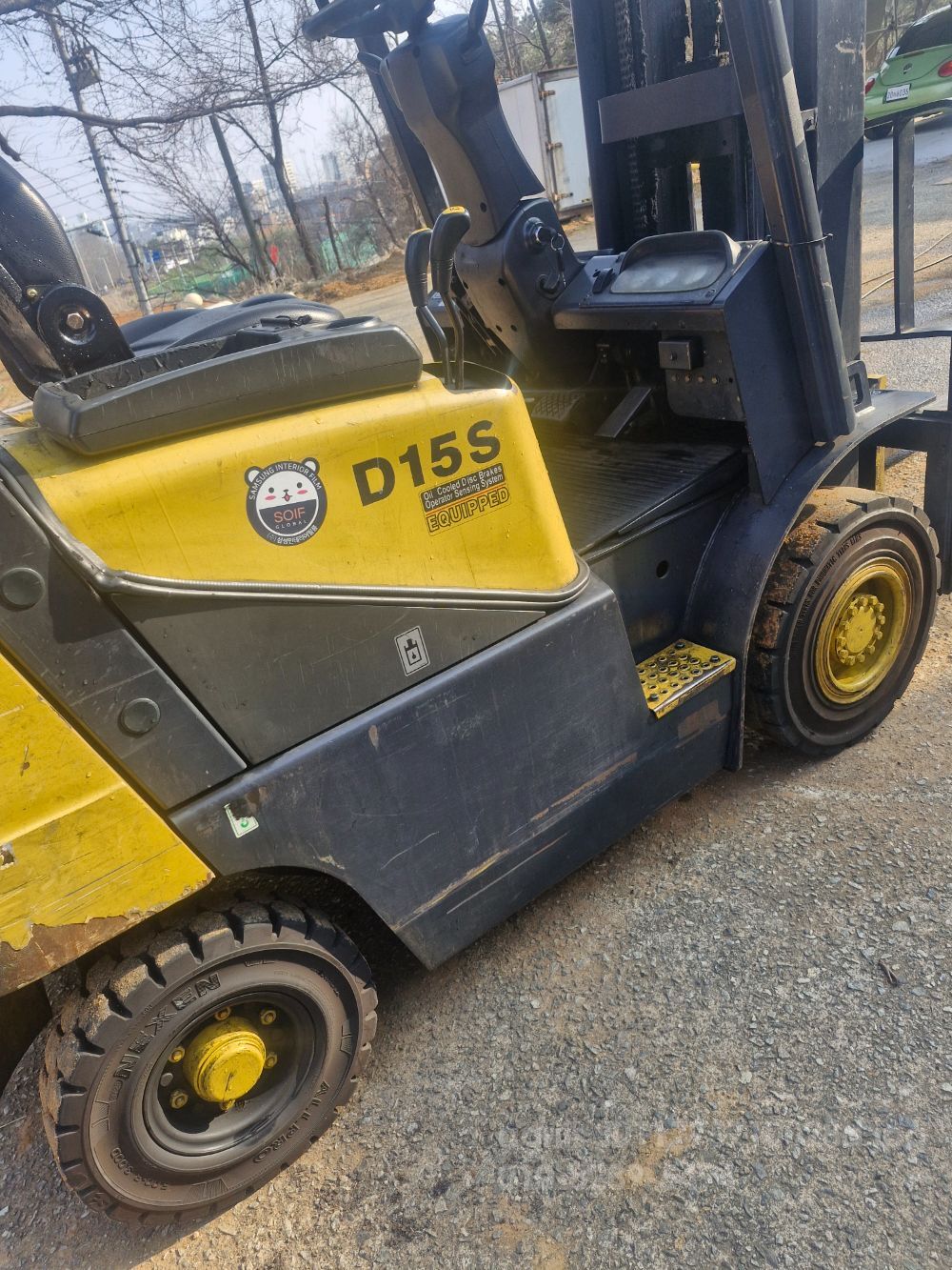두산 지게차 D15S (1.5톤) 뒤우측면