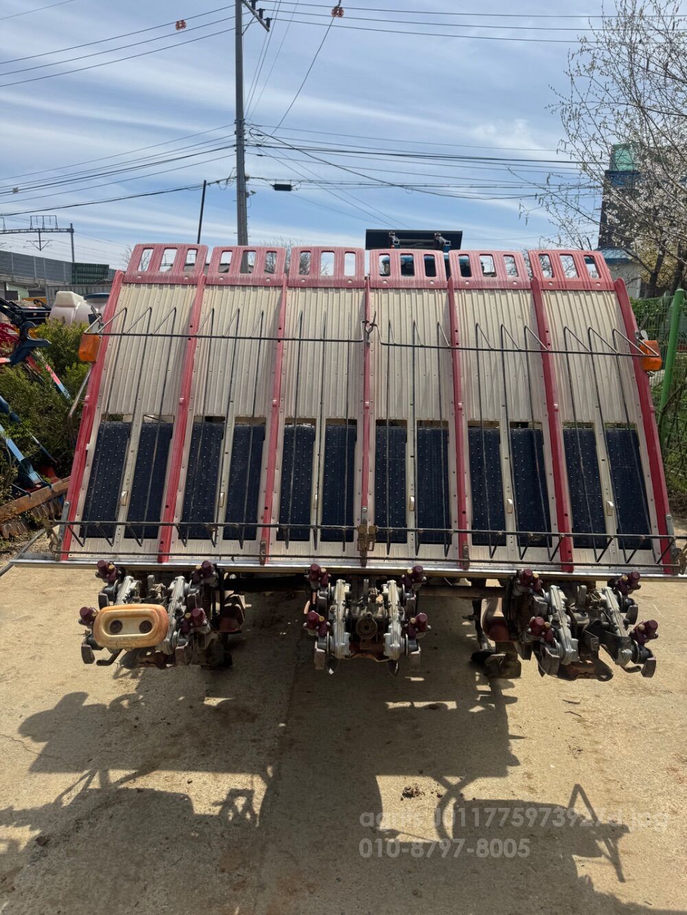 Yanmar Rice transplanter VP6X (6Rows) 뒤우측면