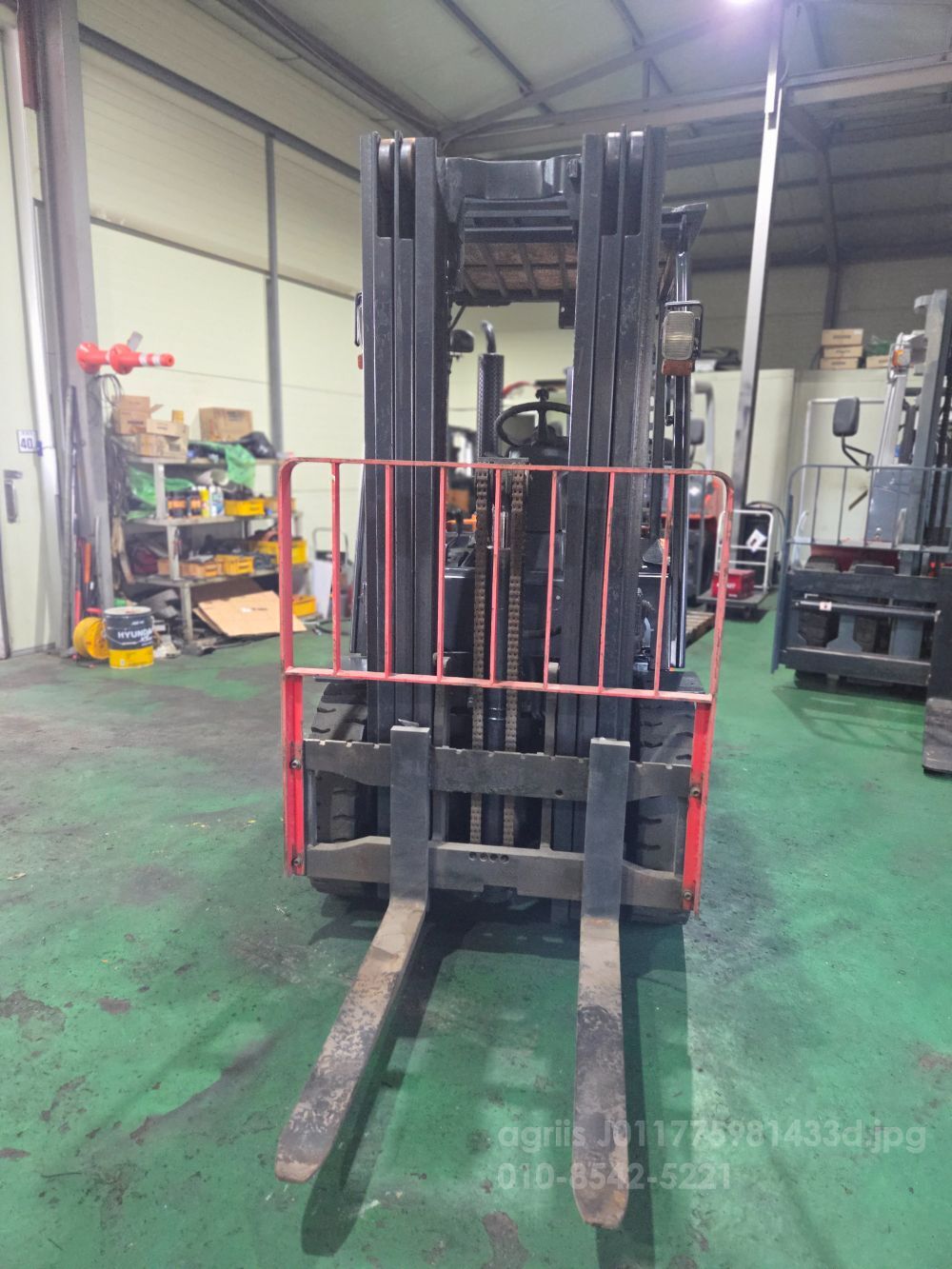  Forklift 디젤 2톤 3단 4.7M (2톤) 뒤우측면