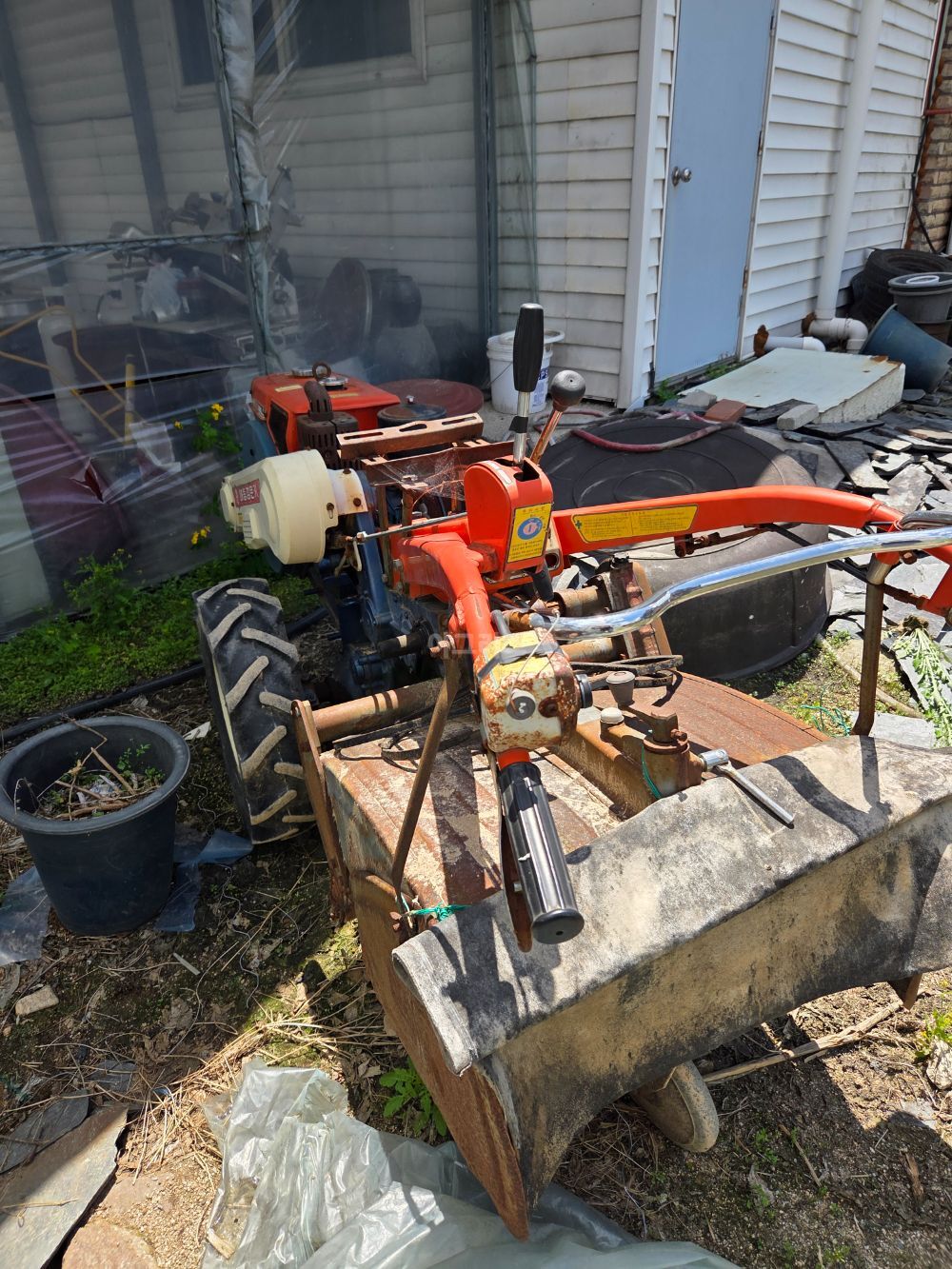 Daedong Power Tiller ND80 (8hp) 뒤우측면