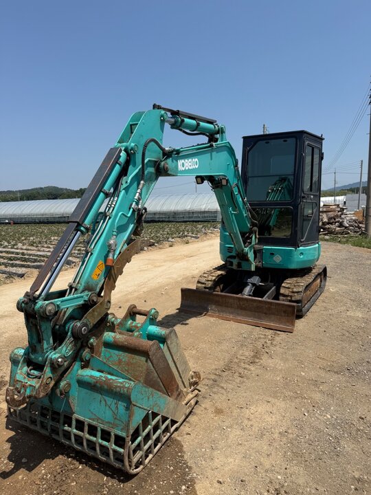 코벨코 굴삭기 sk35r (3.5톤) 앞좌측면