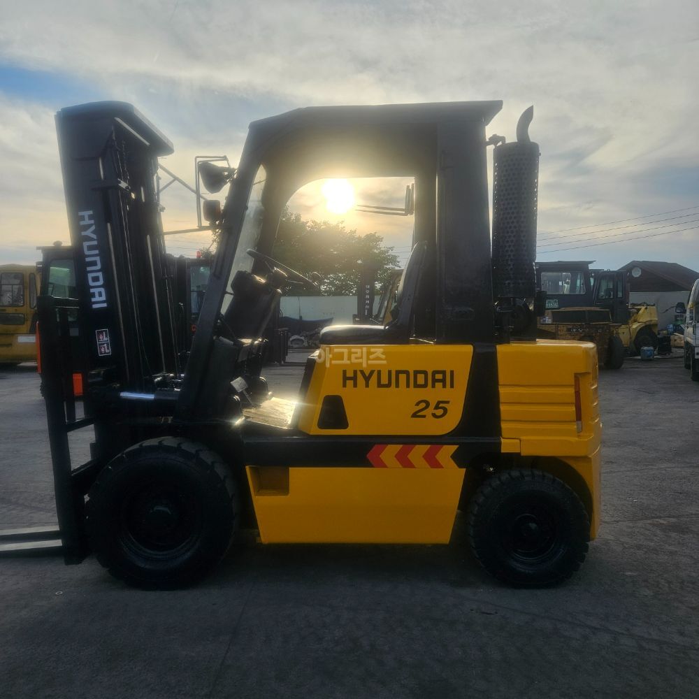 Hyundai Forklift HR25D (2.5톤) 뒤우측면