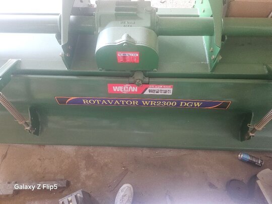 Wecan Rotavator WR2300 (경폭2300cm) 앞좌측면