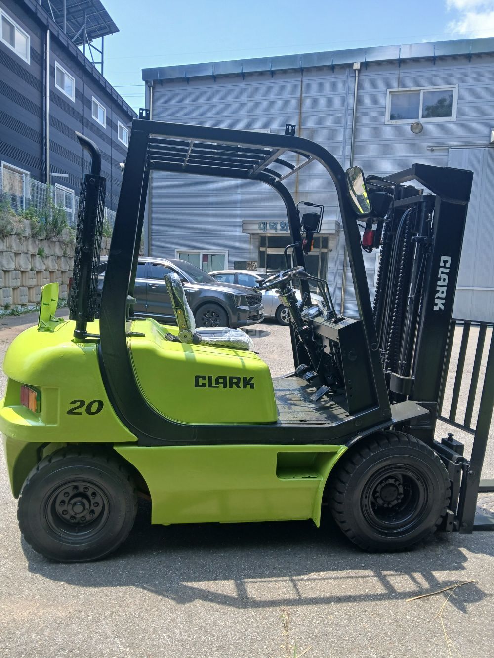  Forklift 2톤 사이드쉬프트 중고 디젤 (2톤) 뒤우측면