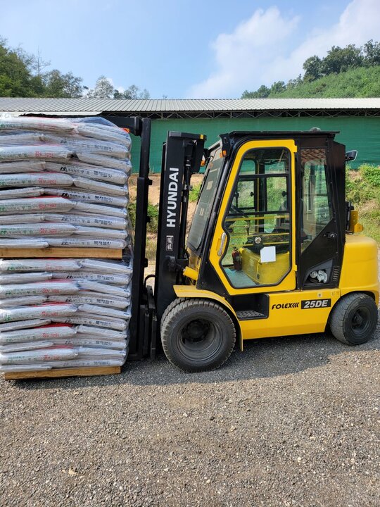 Hyundai Forklift 25DE (2.5톤) 앞좌측면