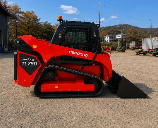 Daedong Skid steer loader 75마력 TL750스키로더  앞좌측면