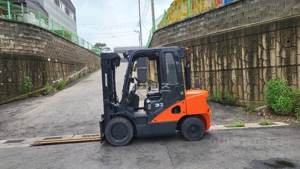 Doosan Forklift D33S-7 (3.3톤) 뒤우측면