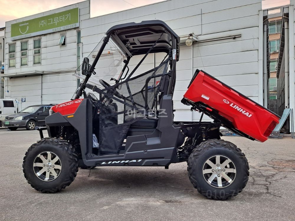  400cc UTV 농업용 운반차 뒤우측면