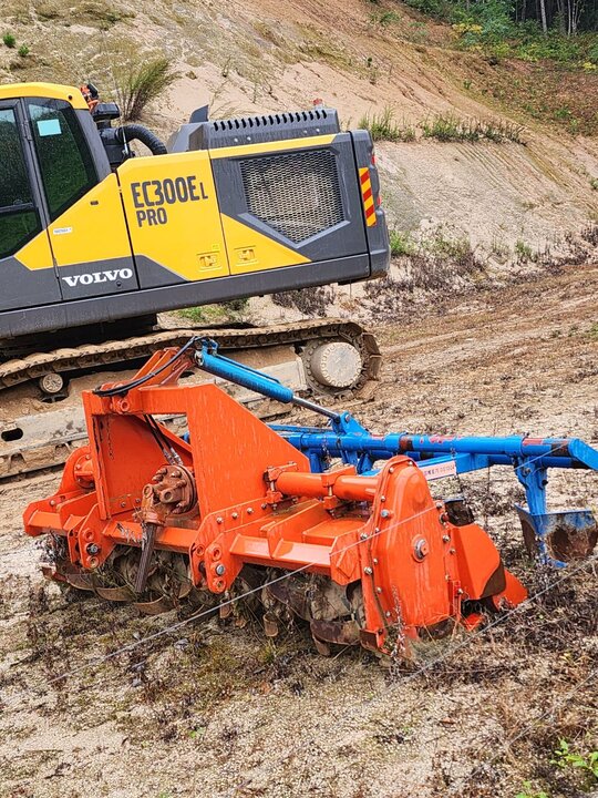  로타리 GMR195HJ 배토기포함 (경폭195cm) 앞좌측면