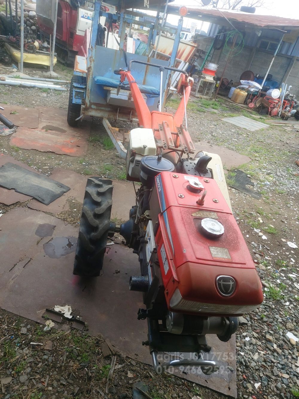 Daedong Power Tiller DE10E (10HPhp) 뒤우측면