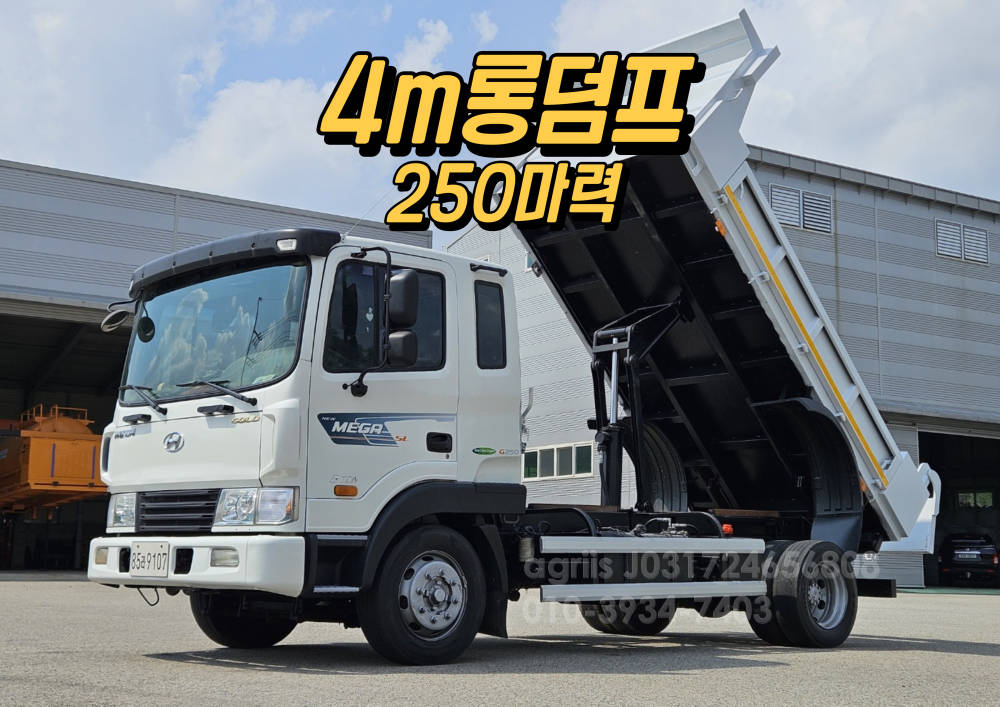 Hyundai  4m롱덤프  앞좌측면