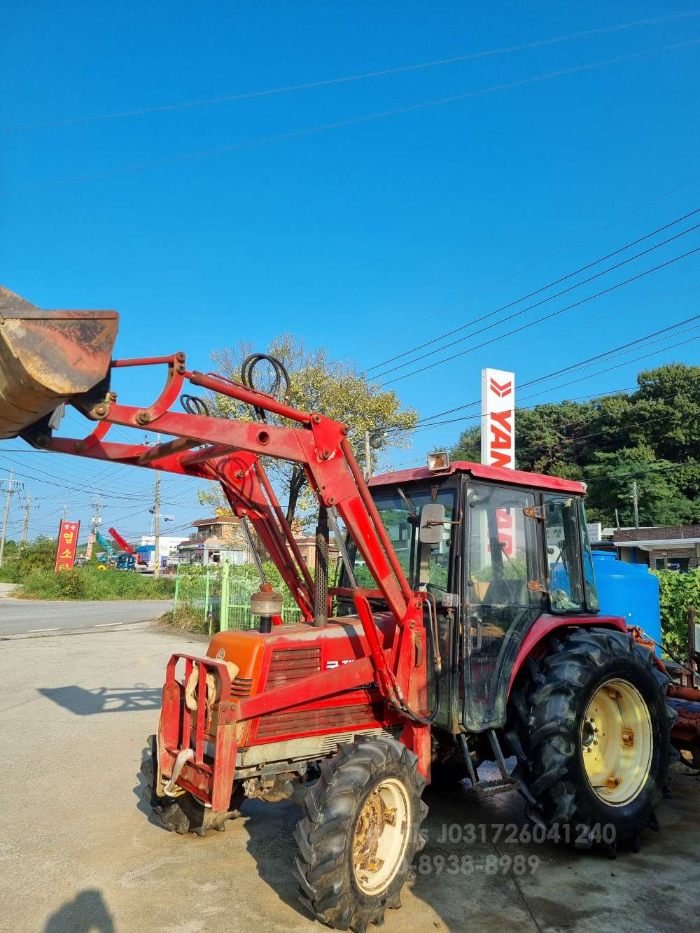 Kukje Tractor F505 (50hp) 앞좌측면