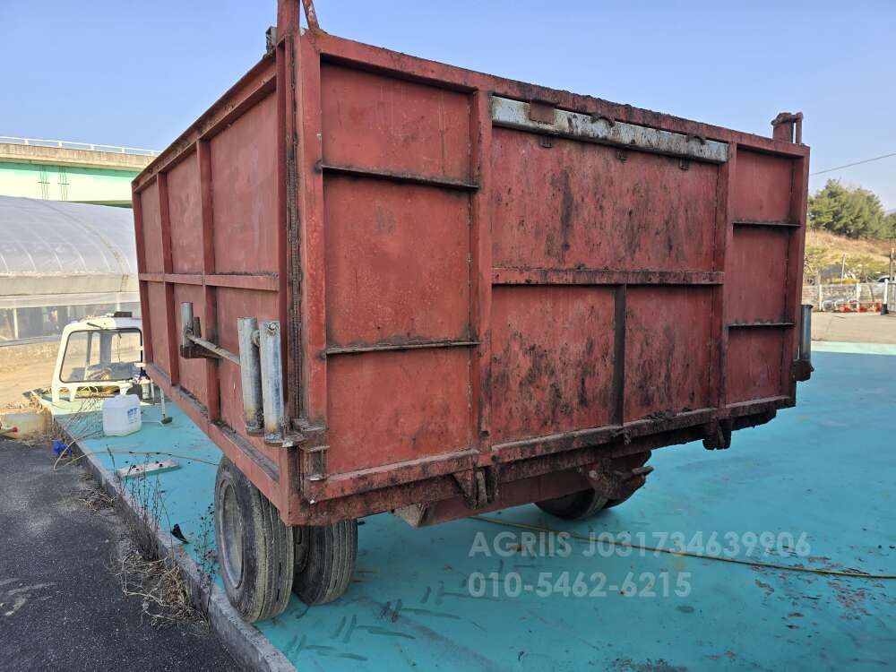 대형 덤프추레라 추레라  추레라  뒤우측면