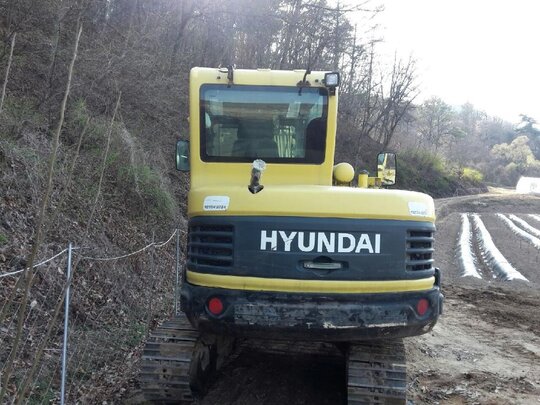 현대 굴삭기 RX55 (5.5톤) 앞좌측면